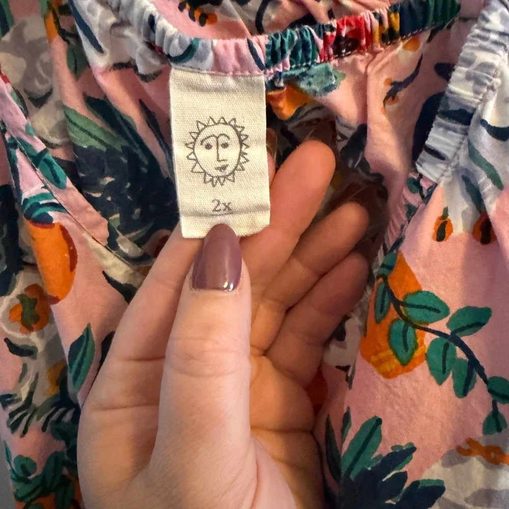 Pink super cute cotton dress  - printfresh - Picture 5 of 9